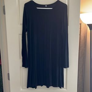 Long Sleeve Black Dress